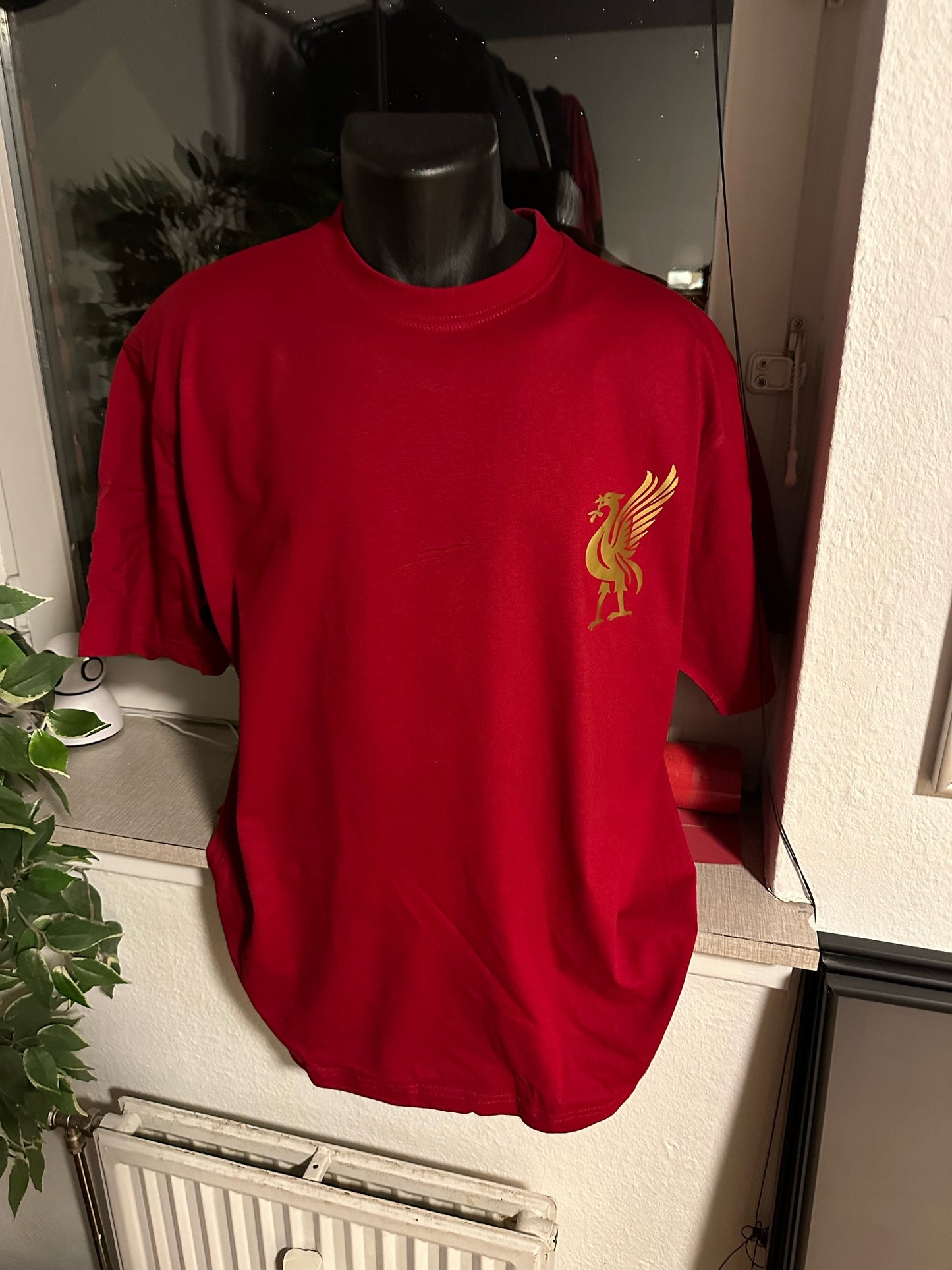 T-Shirt med Nr. 1 Jurgen Klopp og underskrift