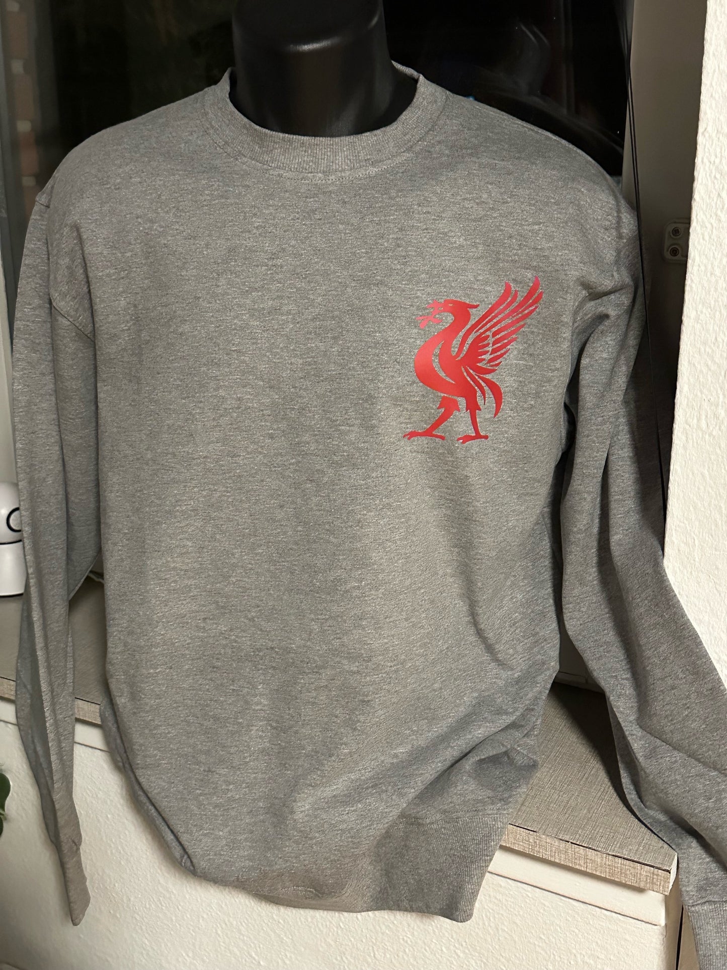 LIVERPOOL WALK ON GULD ELLER SØLV TEKST - SWEATSHIRT
