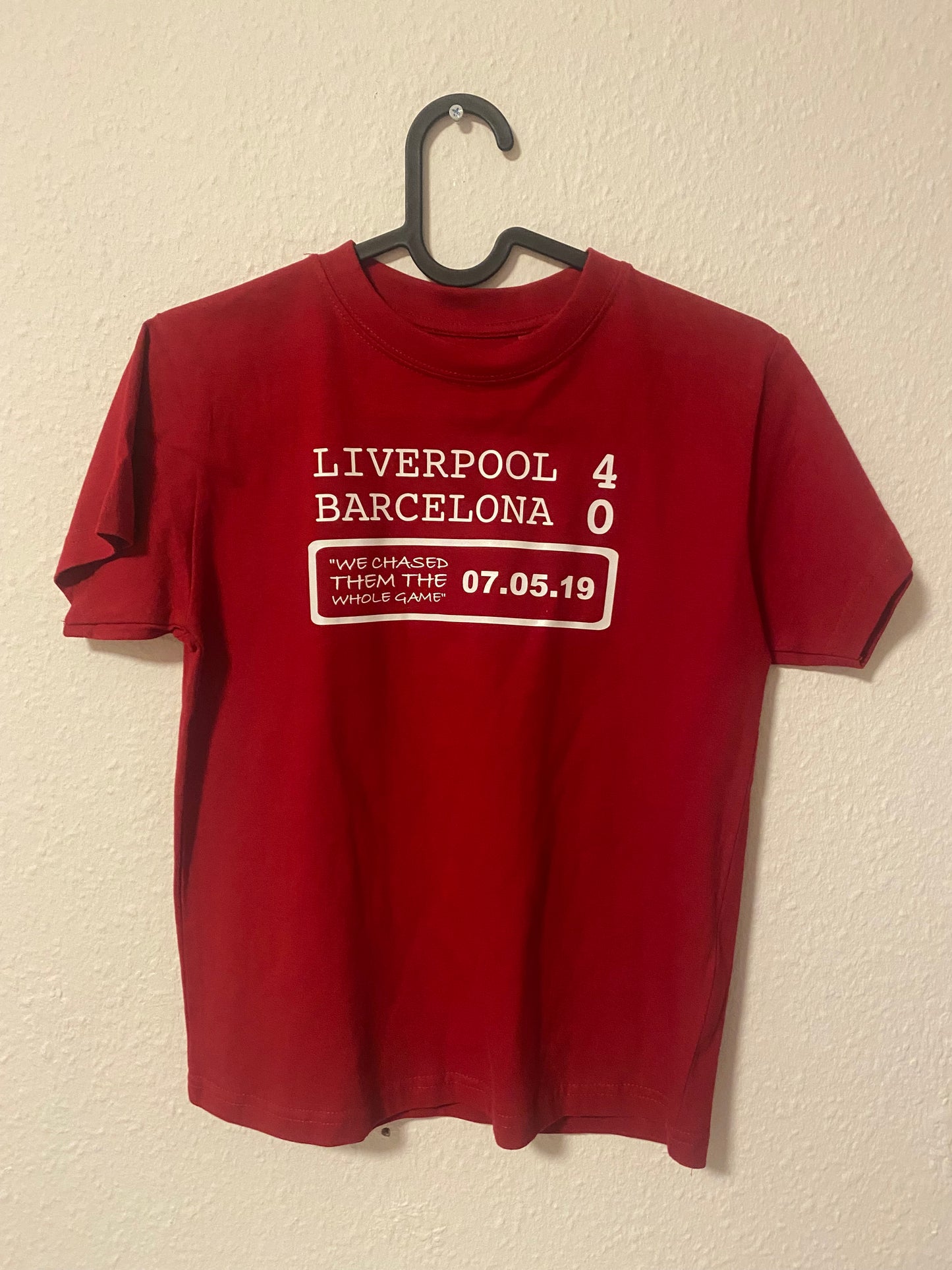 Kortærmet T-Shirt - LIVERPOOL - BARCELONE 4-0