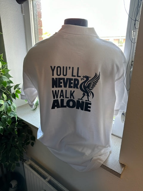 Kortærmet T-Shirt - You`ll Never Walk Alone
