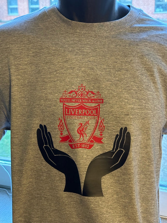 T-shirt Liverpool i hjertet