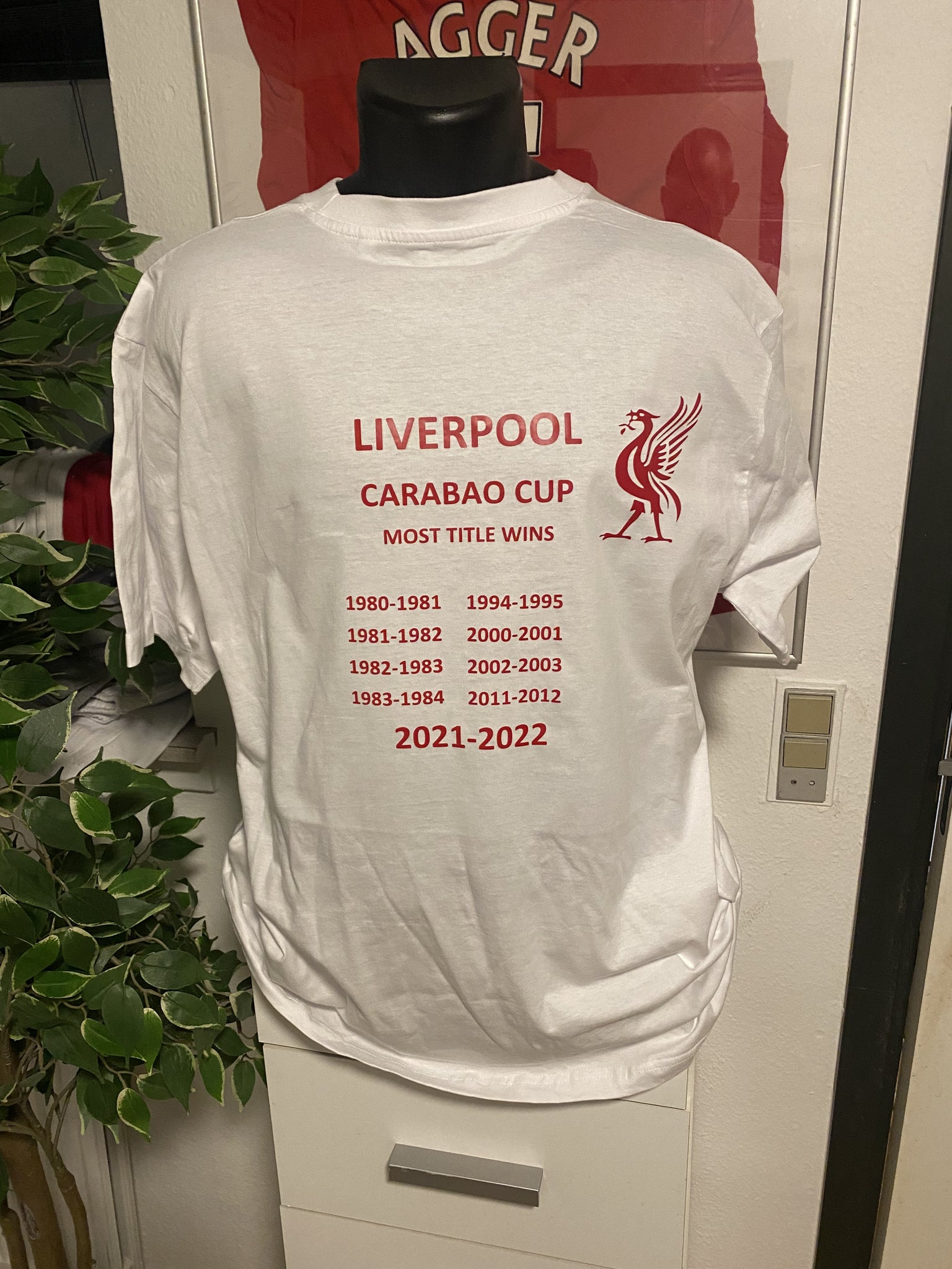 T-Shirt Carabao Cup most wins....