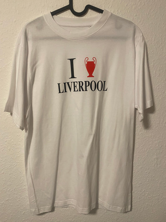 Kortærmet T-Shirt - I LOVE LIVERPOOL